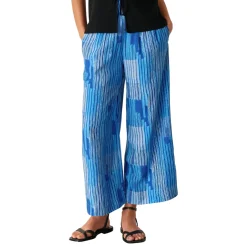 Stripe Cropped Trousers