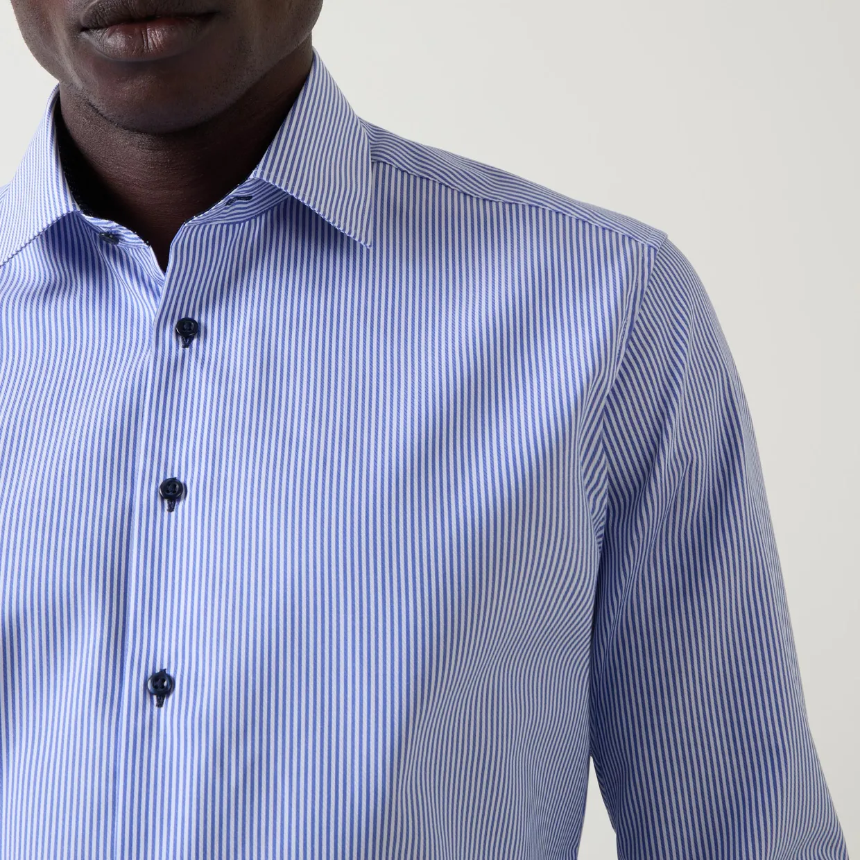 Stripe Single-Cuff Shirt