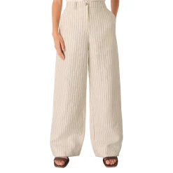 Stripe Wide Leg Trousers