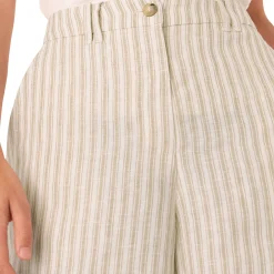 Stripe Wide Leg Trousers