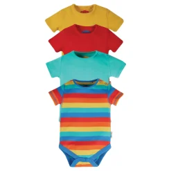 Striped Bodysuit Four-Piece Set