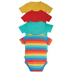 Striped Bodysuit Four-Piece Set