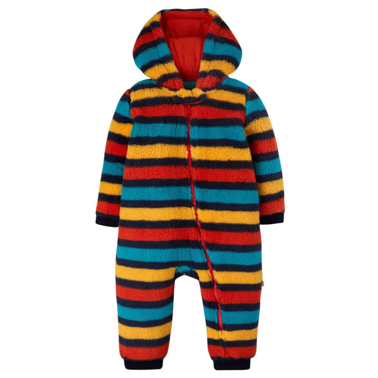 Striped Fleece Snuggle Suit