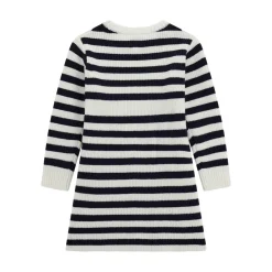 Striped Heart Logo Sweater Dress