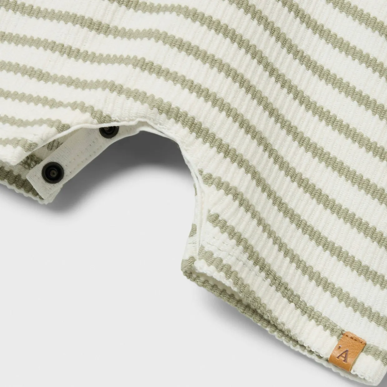 Striped Ribbed Bodysuit