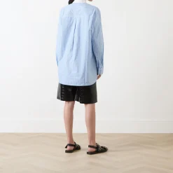 Striped Scalloped Shirt