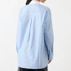 Striped Scalloped Shirt