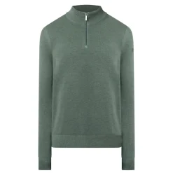 Clearance BUGATTI Structure Logo Half-Zip Sweater