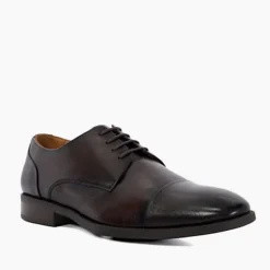 Suffix Leather Toe Cap Derby Shoes