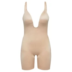 Fashion SPANX Suit Your Fancy Medium Control Plunge Low Back Mid-Thigh Bodysuit