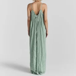 Hot TWIST & TANGO Summer Draped Textured Slip Dress