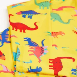 Sun Safe Striped Dinosaur Two-Piece Swim Set