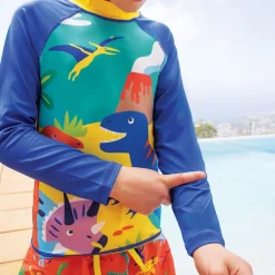 Sun Safe Tropical Dinosaur Rash Vest