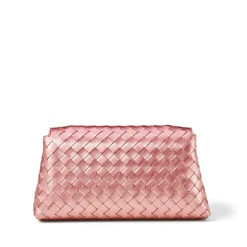 Sunrise Sunset Leather Weave Clutch