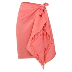 Sunset Frayed-Edge Sarong