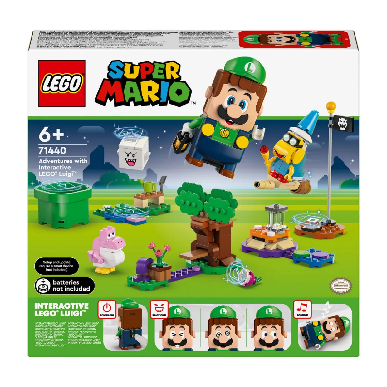 Super Mario Adventures with Interactive LEGO Luigi