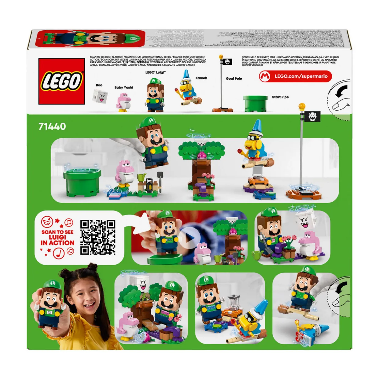 Super Mario Adventures with Interactive LEGO Luigi
