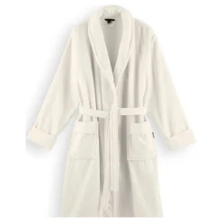 Super Smooth Cotton Bathrobe Women Off White