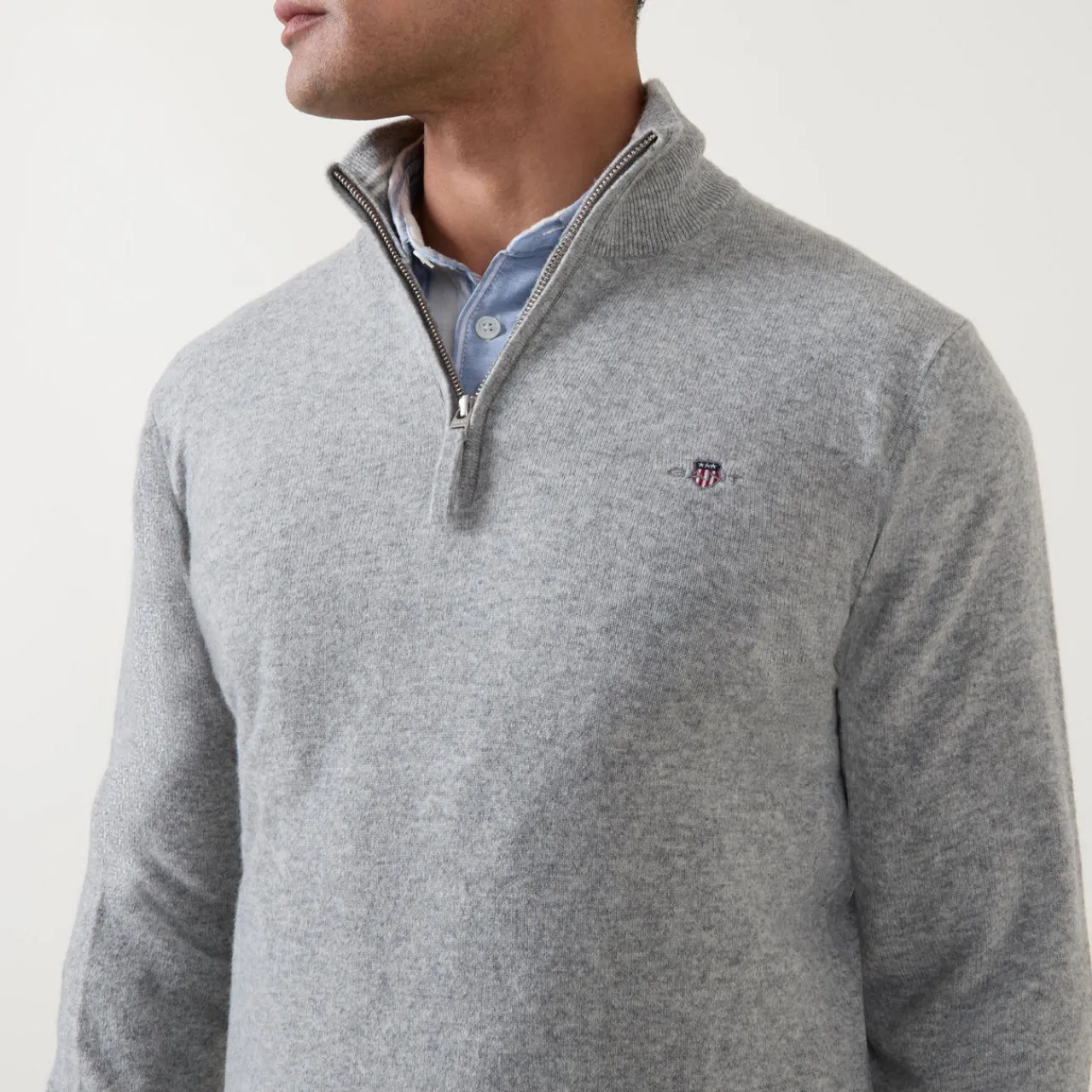 Clearance GANT Superfine Half-Zip Sweater