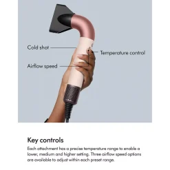 Clearance DYSON Supersonic R Straight + Wavy Ceramic Pink