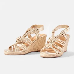 Susie Leather Rope Wedges