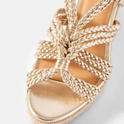 Susie Leather Rope Wedges