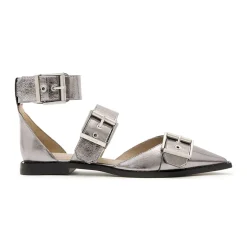 Sutton Metallic Pointed Flats