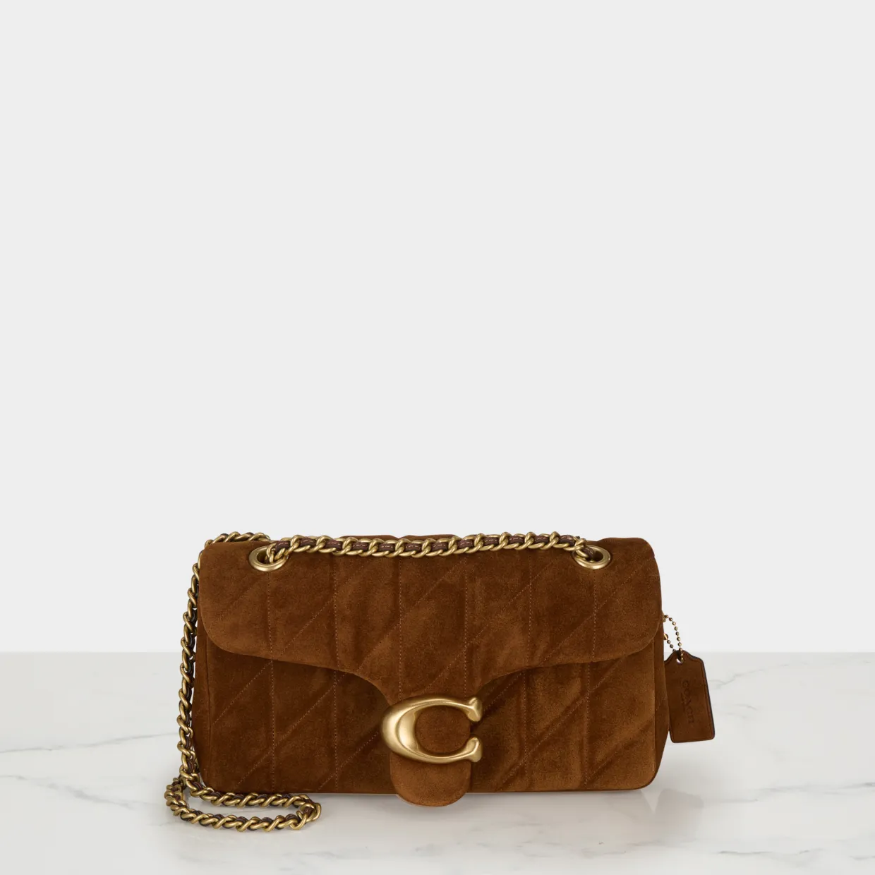 Tabby 26 Suede Shoulder Bag