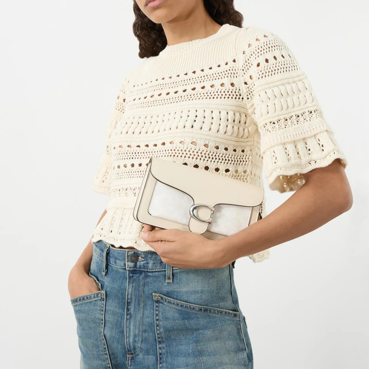 Sale COACH Tabby Chain Strap Crossbody Bag