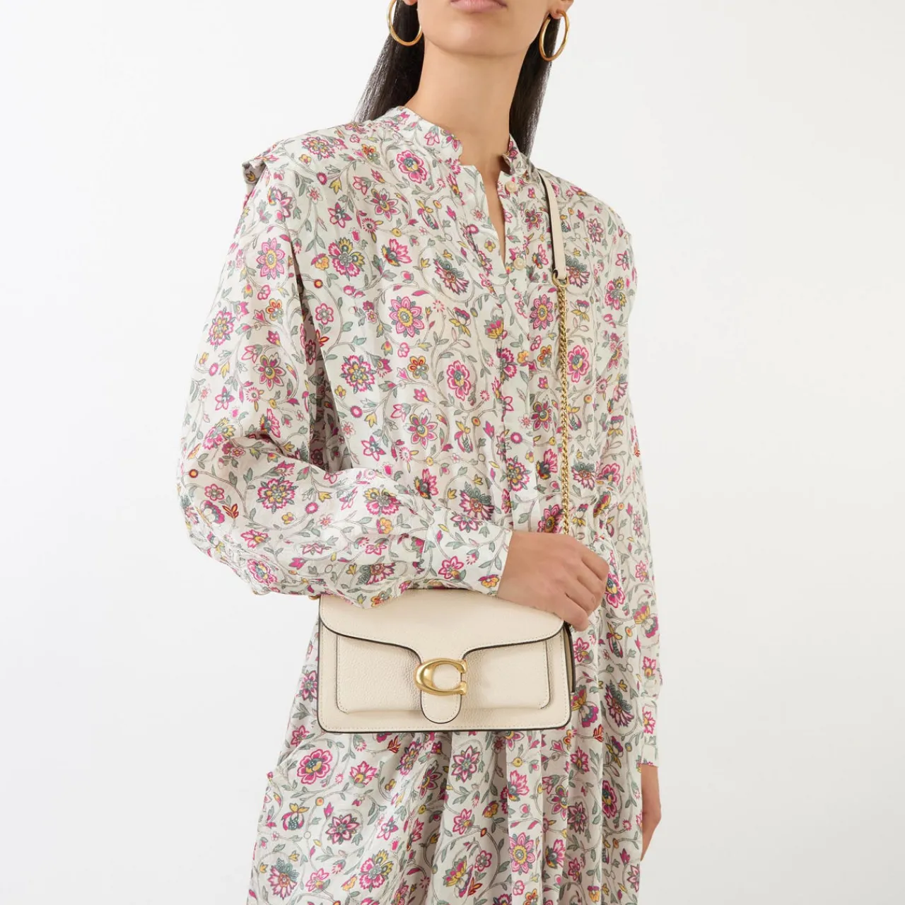 Sale COACH Tabby Chain Strap Crossbody Bag