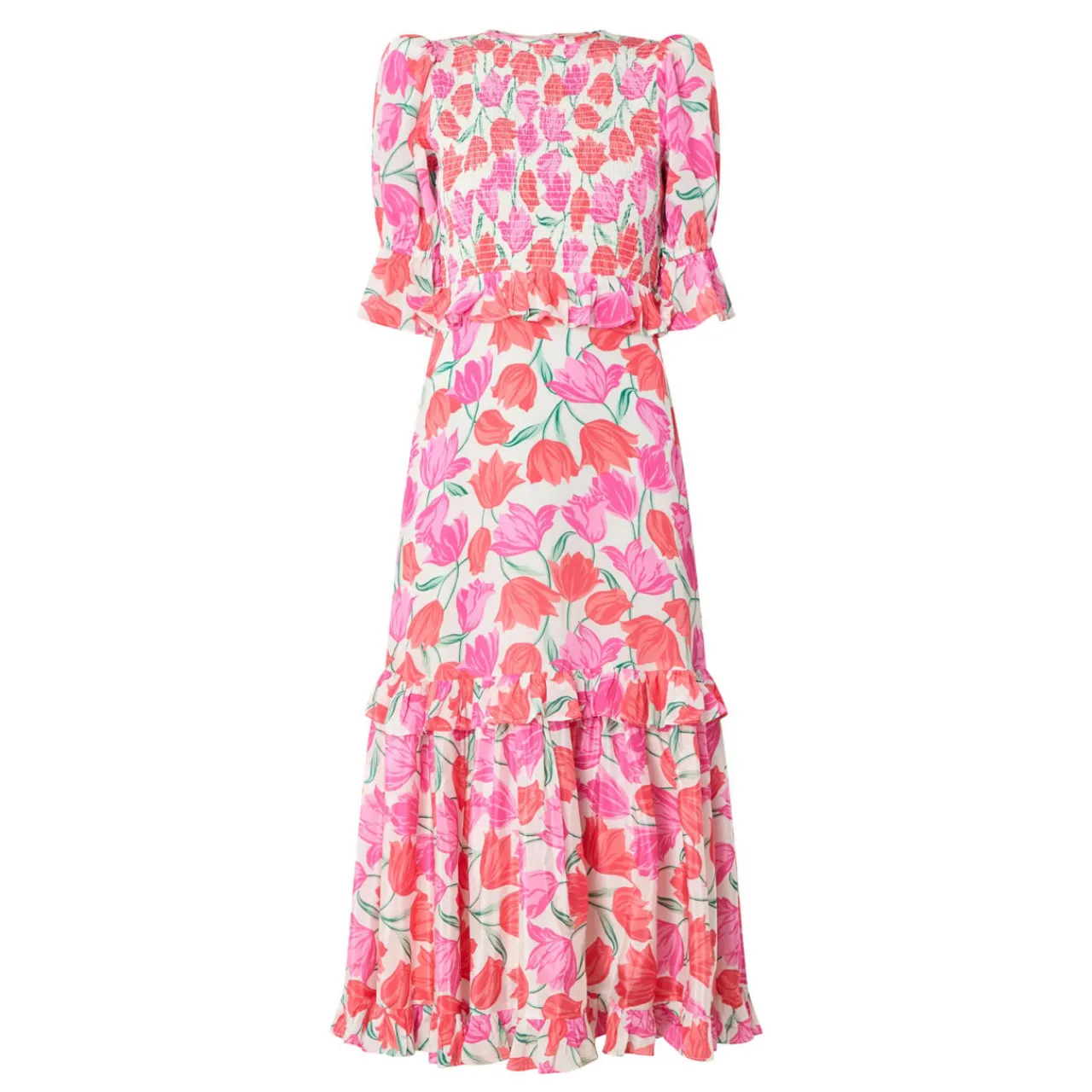 Fashion QUEENS OF ARCHIVE Tallulah Floral Flared Dress