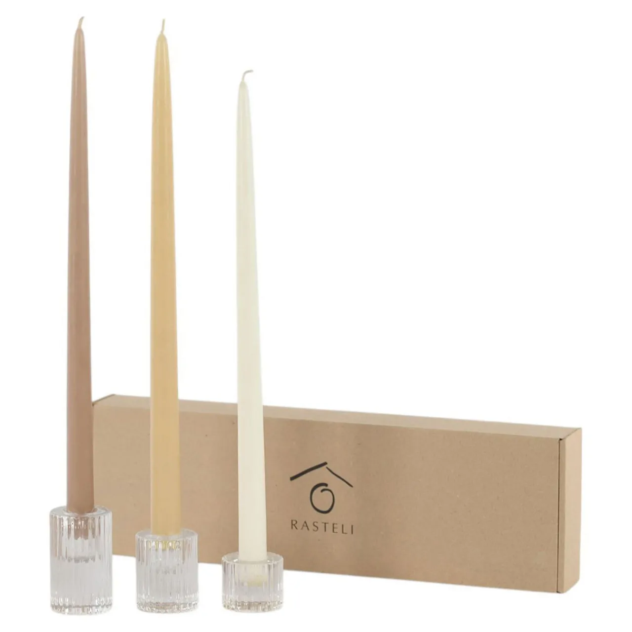 Online LUZ Taper Candle and Holder Six-Piece Set