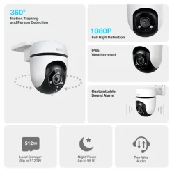 Best TP-LINK Tapo C500 Outdoor Pan Tilt Camera