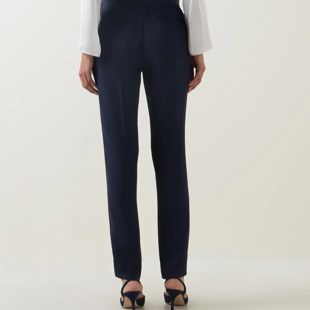 Tapria Slim Leg Trousers