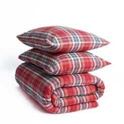 Outlet FOXFORD Tartan Flannel Duvet Set
