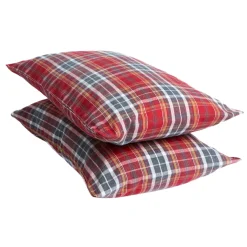 Tartan Flannel Pillowcase Set