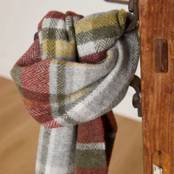 Hot FOXFORD Tartan Lambswool Scarf