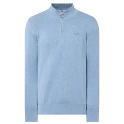 Tartan Logo Half-Zip Sweater