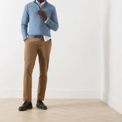 Tartan Logo Half-Zip Sweater