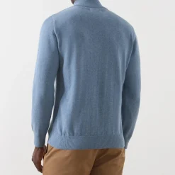 Tartan Logo Half-Zip Sweater