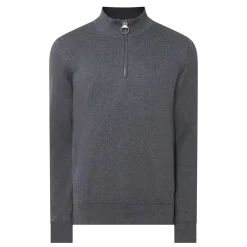 Tartan Logo Half-Zip Sweater