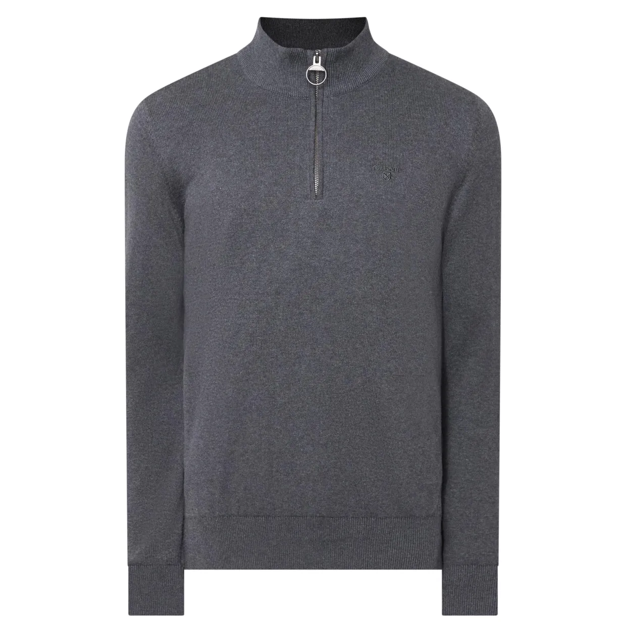 Tartan Logo Half-Zip Sweater