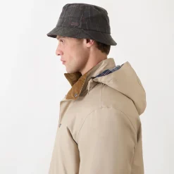 Tartan Logo Wax Bucket Hat