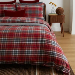Best FOXFORD Tartan Oxford Pillowcase
