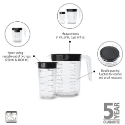 Tasty+ Measuring Jug Set of 2