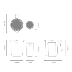 Tasty+ Measuring Jug Set of 2