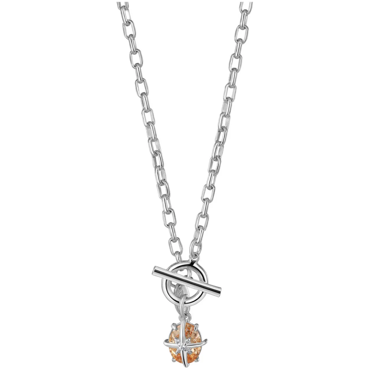 Fashion NEWBRIDGE SILVERWARE T-Bar Pendant Necklace