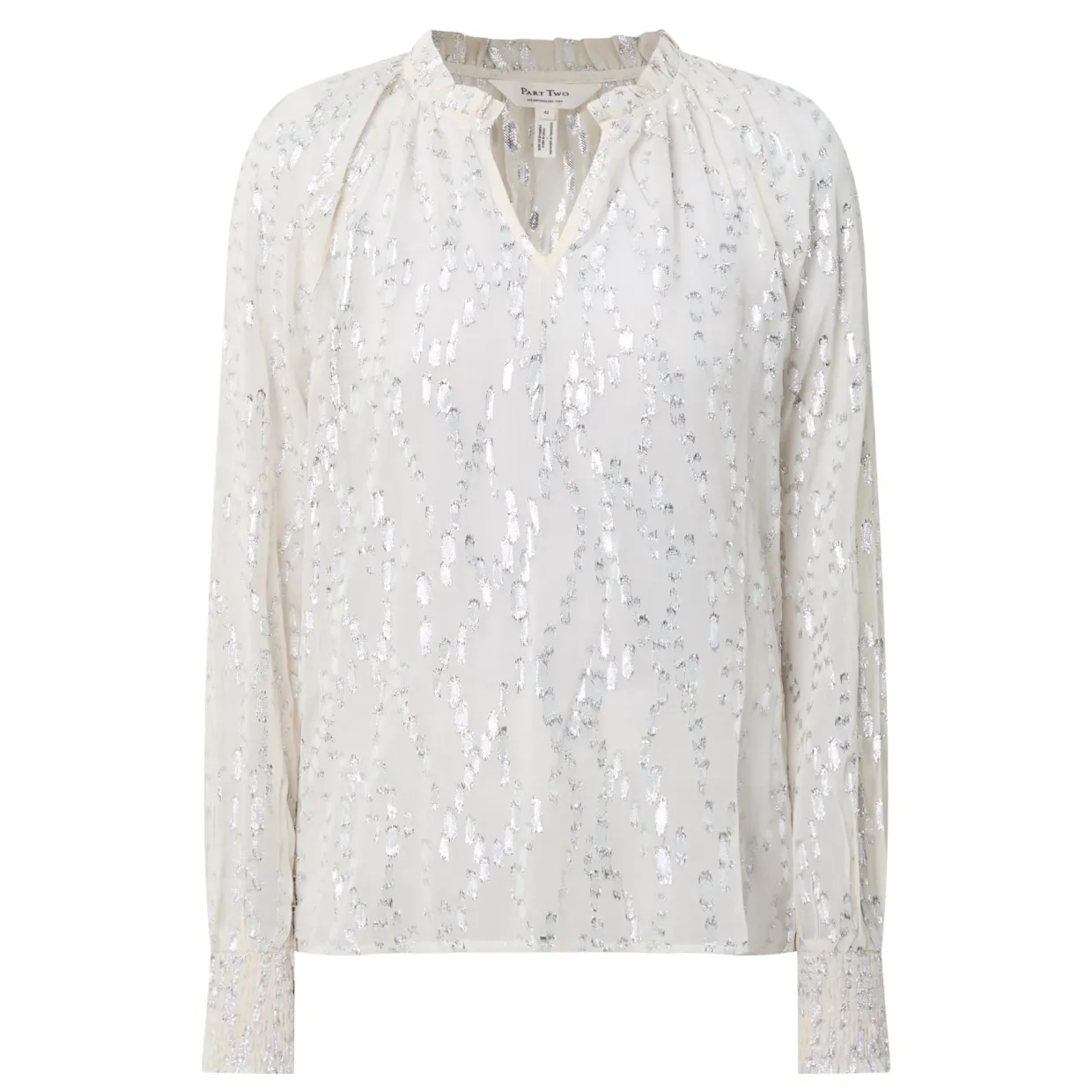 Teia Blouson-Sleeve Blouse