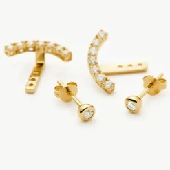 Tennis Jacket Stud Earrings