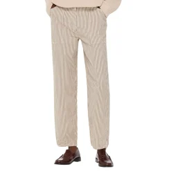 Best WHISTLES Tessa Stripe Straight Leg Trousers